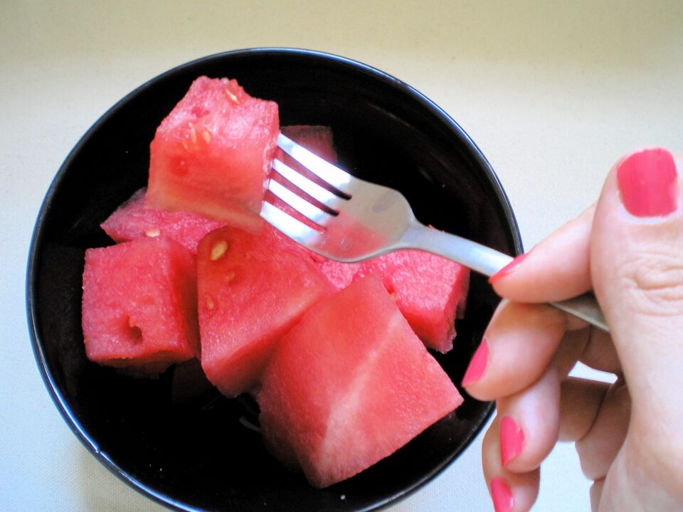 O principio de funcionamento da dieta de sandía